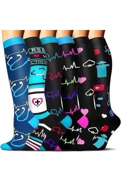 FuelMeFoot 4 أزواج من الجوارب غير القابلة للانزلاق للرجال، جوارب مبطنة عند ال...