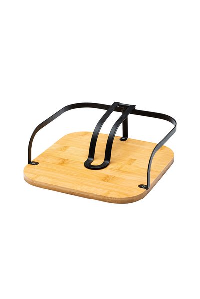 Estia Home Art ESTIA BAMBOO ESSENTIALS ΤΕΤΡΑΓΩΝΗ ΜΕΤΑΛΛΙΚΗ ΘΗΚΗ ΧΑΡΤΟΠΕΤΣΕΤΩΝ