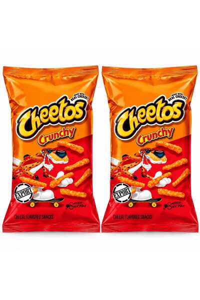 Cheetos شيتوس كرنشي بالجبن ( 2 عبوتين ) مستورد أمريكي بالحجم العائلي 226g