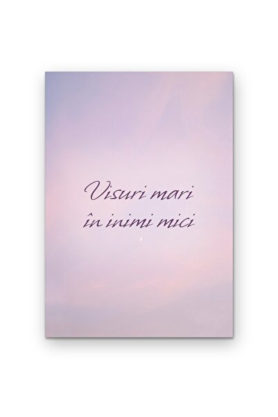 OEM Poster Carton 250g A4, Tablou decorativ Visuri mari în inimi mici, Design...