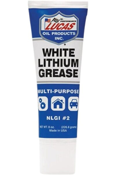 Lucas Oil شحم ليثيوم أبيض ١٠٥٣٣ - أنبوب ضغط ٨ أونصات