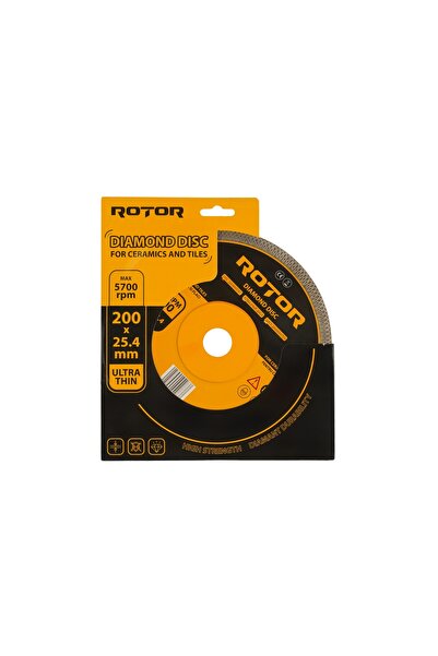 Rotor Disc Diamantat Ceramica Ultra Subtire ROTOR, 200x25.4mm, pentru gresie ...