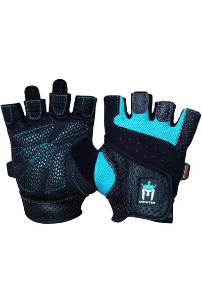 Meister Women's Fit Grip Weight Lifting Gloves w/Washable Amara Leather