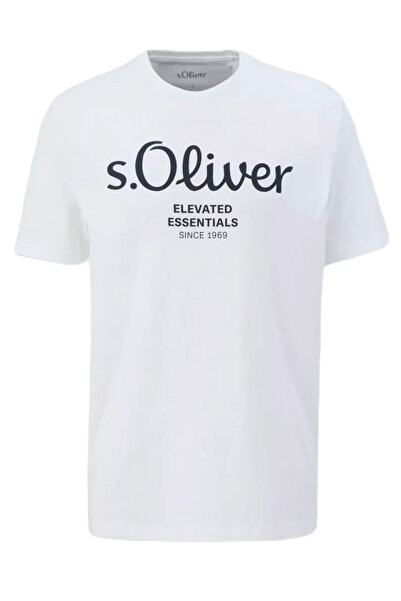 s.Oliver Ανδρικό T-shirt Λευκό 2139909-01D1