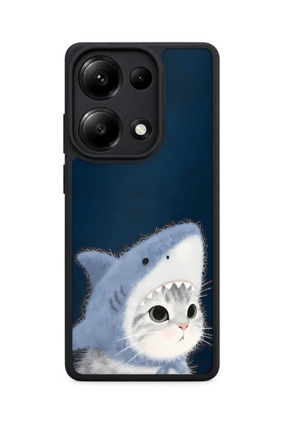 BGAKSESUAR حافظة Redmi Note 13 Pro 4G متوافقة مع نمط SharkCat وحماية الكاميرا...