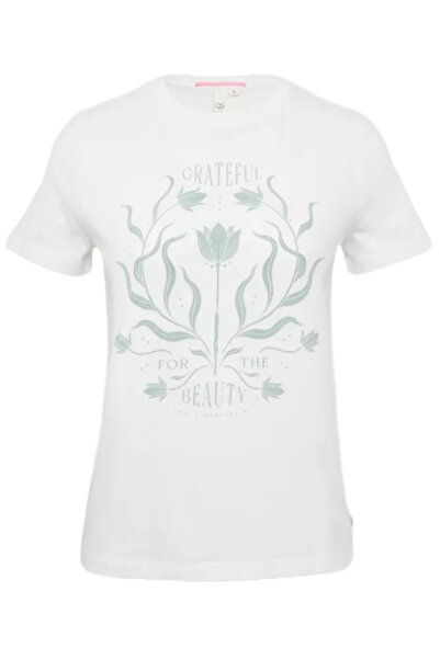 s.Oliver Γυναικείο T-shirt Λευκό 2165280-01D0