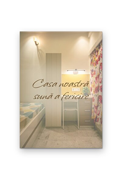 OEM Poster Carton 250g A4 Arta de Perete Casa Noastra Suna a Fericire, Mesaj ...