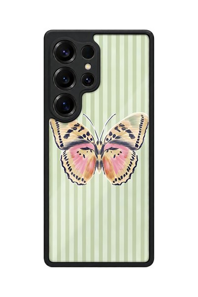 BGAKSESUAR Samsung Galaxy S25 Ultra Compatible Butterfly Patterned Camera Pro...