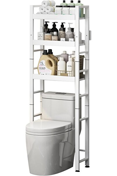 Beauenty Bathroom Toilet Storage Rack，3 Tier Over The Toilet Shelf Organizer ...