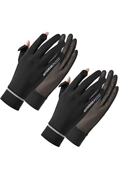 ECVV 2 Pairs Women Sun Protective Gloves Summer UV Protection Gloves Sunblock...