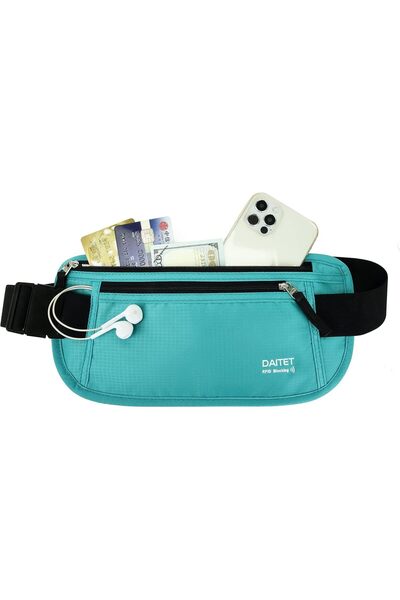 GENERAL Money Belt - Passport Holder Secure Hidden Travel Wallet with RFID Bl...