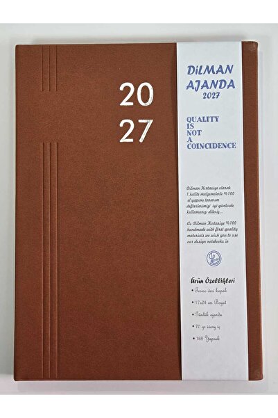 AJANDA SIRTLI TERMO DERİ 17x24 168yp(8412)
