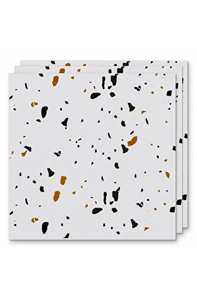Tapetoo Home Decor Σετ 24 Αυτοκόλλητα Πλακάκια Δαπέδου PVC Στυλ Μαρμάρου Tape...