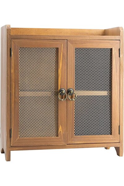 COLLECTIVE HOME - Storage Cabinet, Mini Countertop Cabinet, Wood Organizer fo...
