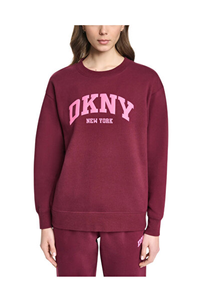 Dkny Γυναικείο Φούτερ Μπορντό DP6T1820-Q50M