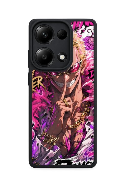 BGAKSESUAR حافظة Redmi Note 13 Pro 4G متوافقة مع نمط Doflamingo وحماية للكامي...