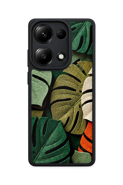 BGAKSESUAR حافظة Redmi Note 13 Pro 4G متوافقة مع نمط Monstera ومقاومة للصدمات...