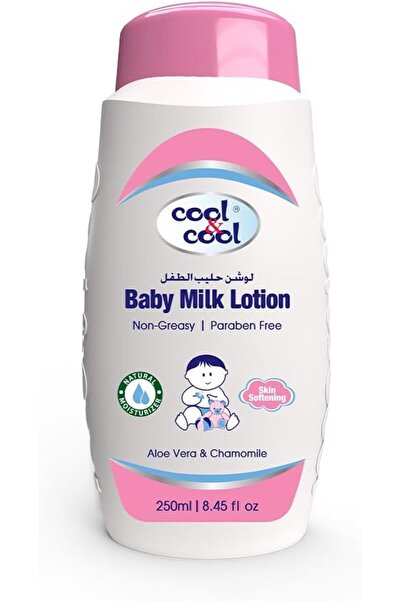 COOL & COOL لوشن حليب الأطفال - 250 مل - لتنعيم البشرة، غير دهني، خالٍ من الب...