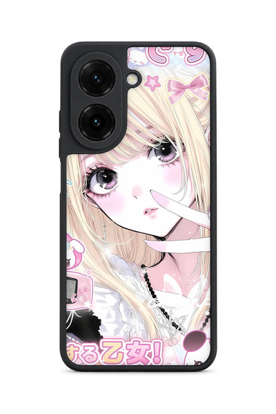 BGAKSESUAR Redmi A5 Compatible Kawaii Patterned Camera Protected Shockproof Case