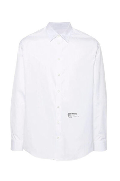DSquared2 Ανδρικό Πουκάμισο Λευκό S74DM0862S36275-100