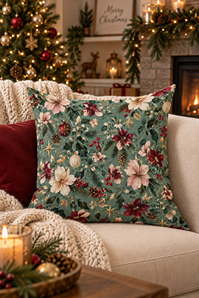 Evdek Christmas Double-Sided Printed Throw Pillow Cover 6Echd26