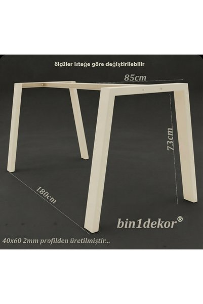 Bin1dekor Özel tasarım masalarınız için Metal Salon Yemek Masa Ayağı ( Masif ...