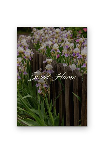 OEM Плакат от картон 250гр А4 Sweet Home, Минималистичен мотивационен дизайн,...