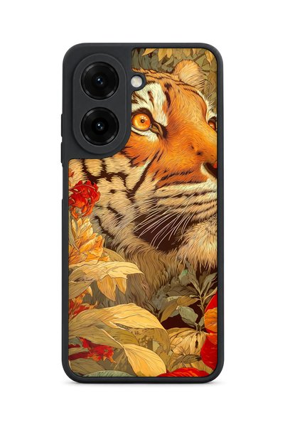 BGAKSESUAR Redmi A5 Compatible Tiger Patterned Shockproof Case with Camera Pr...