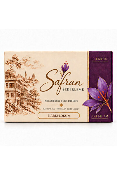 Safran Şekerleme Narlı Lokum 600 G