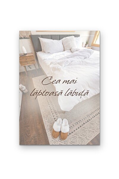OEM Poster Carton 250g A4, Arta de perete cu citatul Cea mai laptoasa labuta,...