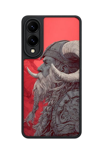 BGAKSESUAR Samsung Galaxy S25 Edge Compatible Viking Patterned Shockproof Cas...