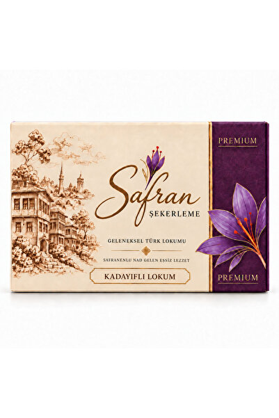 Safran Şekerleme Kadayıflı Lokum 600 G