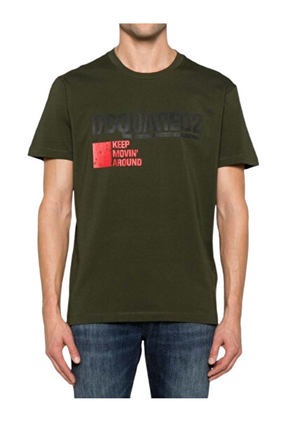 DSquared2 Ανδρικό Cool Fit T-shirt Χακί S71GD1462S24662-695