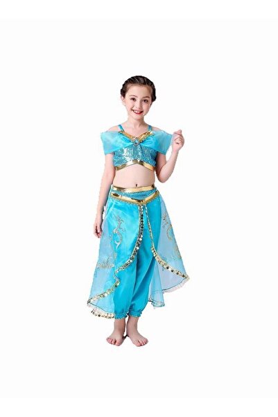 Generic 2 Pcs Set Belly Dance Performance Cosplay Halloween Costume Pants Sui...