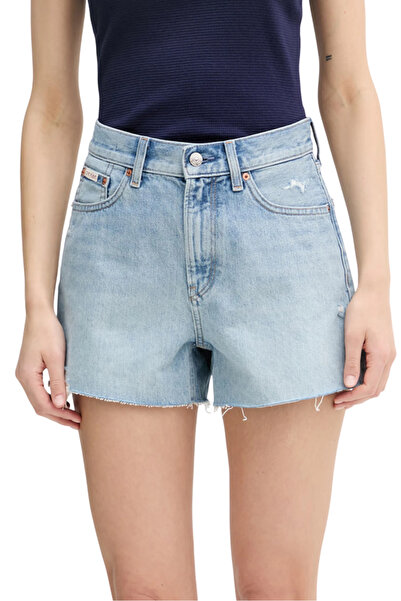 Calvin Klein Γυναικεία 90s Τζιν Βερμούδα Γαλάζια LV047F765G-XHE