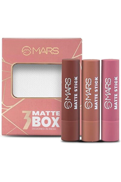 Mars أحمر شفاه كريمي غير لامع يدوم طويلًا يطبق بتمريرة واحدة بقوام ناعم وخفيف...
