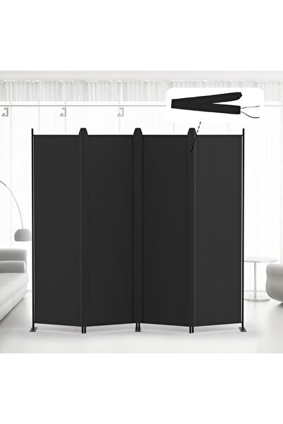 GENERAL Kokorona 4 Panel Room Divider, 180cm Folding Privacy Screen Wall Divi...