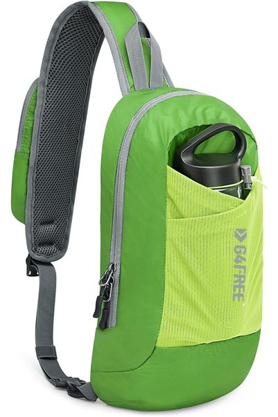 G4Free Sling Bag RFID Blocking Crossbody Backpack with Front Pocket Hiking Da...