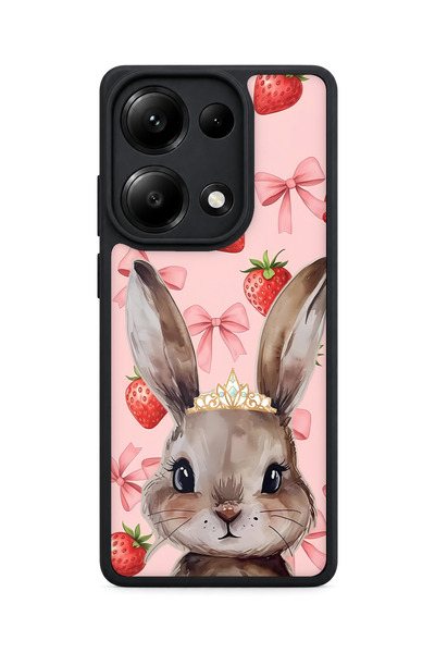 BGAKSESUAR حافظة Redmi Note 13 Pro 4G متوافقة مع نمط Crown Rabbit وحماية الكا...