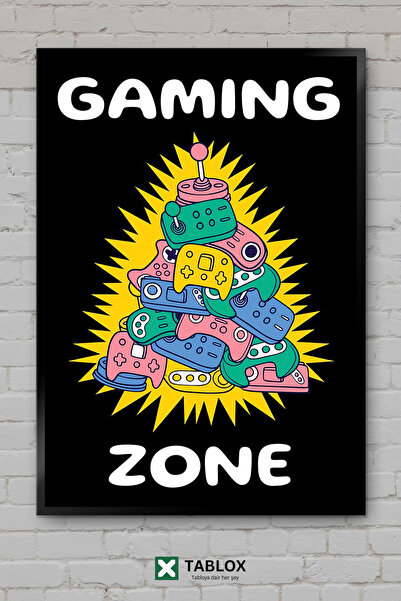 tablomaxtbx Igrač Noel Božićni igrač Gaming umetnički poster uokviren dekorat...
