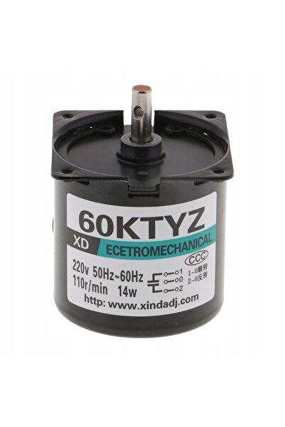 NO BRAND 15 rpm 220V 14W Motor sincron cu magnet permanent cu reductor 60kVA