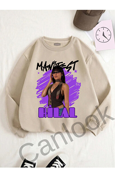 Manifest Hilal Baskılı Sweatshirt
