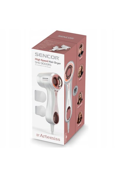 Sencor Uscător de păr profesional cu ionizare SHD 9000RS 900W ARTEMISS