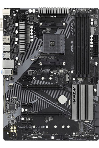 ASROCK Placă de bază B450 PRO4 R2.0 ATX Socket AM4 4 x DIMM