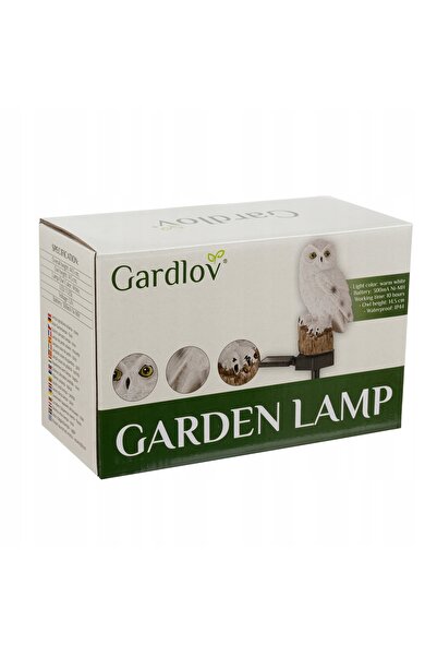 Gardlov Lampă solară de grădină - bufniță 23847