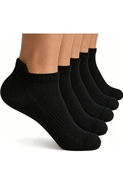 LCHYI 5 Pairs Athletic Running Ankle Socks for Men Women, Cushioned Breathabl...