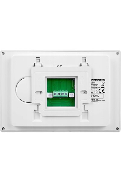 EURA WIDEODOMOFON WIFI interfon video cu 2 fire, telecomenzi, pentru ușă/poar...