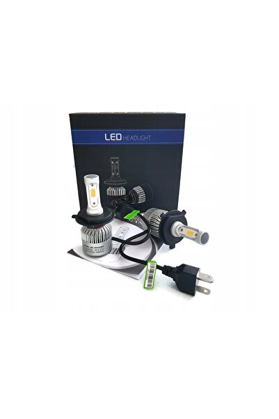 Interlook Becuri LED auto H4 16000lm S2 72W 12V 24V CANBUS cu ventilator 2 bu...