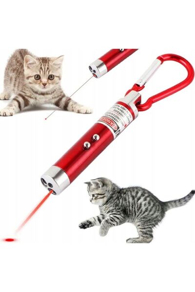 NO BRAND Pointer laser 2 în 1, lanternă LED, jucărie pentru câini și pisici, ...