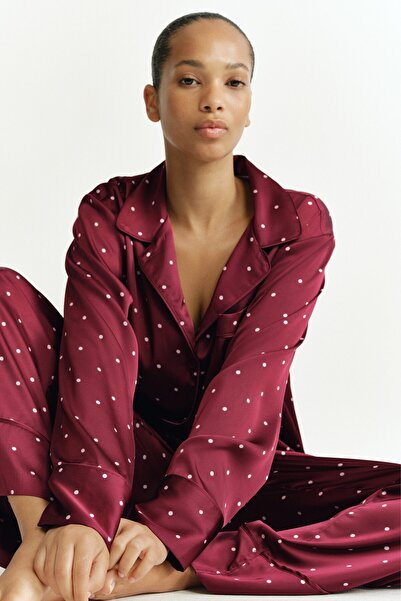 H&M Saten Pijama Takımı